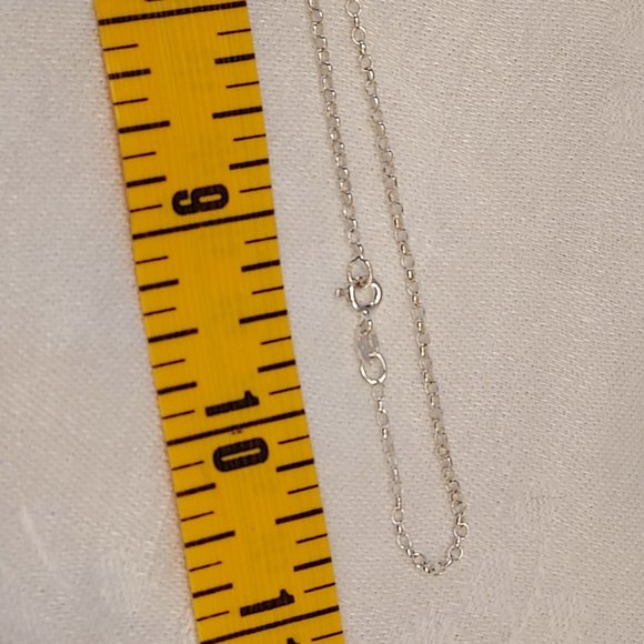 Pierced Sterling Silver Maltese Cross with Smoky topaz center Necklace - Picture 10 of 12